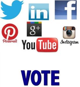 vote on social media