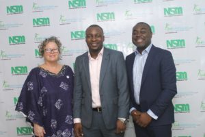 L-R: Mrs Karen Perez, Findadmission Visa Counselor for Canada; FolabiObembe, Founder of WorldView International - The Company behind Findadmission; Akin Naphtal, CEO, InstinctWave.