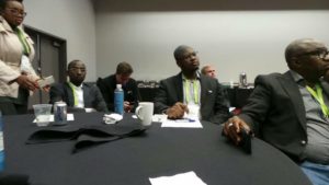 Inside the WEF at the CES. DG of NITDA, Dr. Isa Ali Ibrahim Pantami at the CES 2018