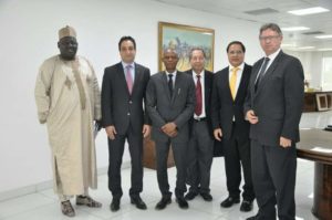 NADDC and Nissan team at the NIssan's Lagos plant