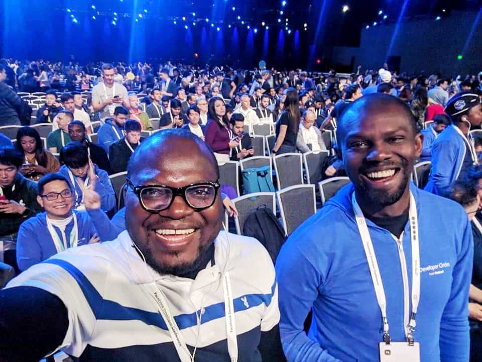 David at the 2019 anuual Facebook forum, Silicon Valley